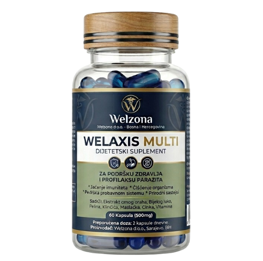 Welaxis Multi kapsule — prirodna wellness formula za odrasle od 35+